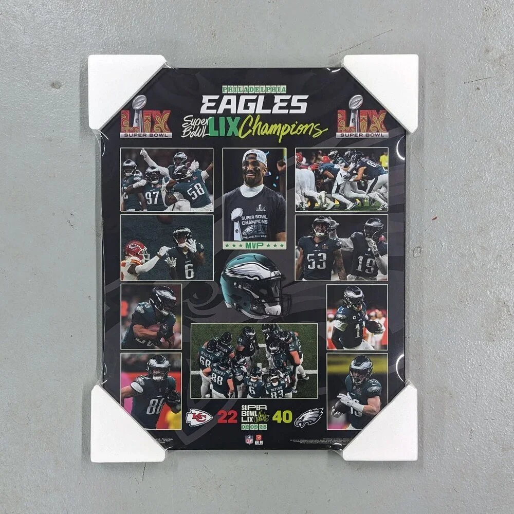 Philadelphia Eagles 2025 Super Bowl LIX Championship (PosterPlak - 16x20